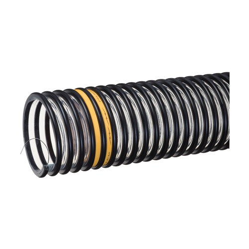 Kuriyama Voltbuster Volt 2 1/2 in. Food Grade Static Dissipative Polyurethane Material Handling Hose w/ Grounding Wire - Hose Only - 100 ft.