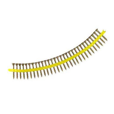 Simpson Strong-Tie #9 x 2" Strong-Drive WSV Subfloor Screws, Collated, Six Lobe, Rimmed Flat Head w/Nibs, Quik Guard (2,000/Pkg) #WSVF2S