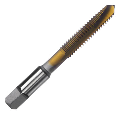 5/16" - 18 Brute Heavy Duty Titanium Nitride Coated Spiral Point Tap H-3 XL22T-5/16-18 (12/Pkg.)
