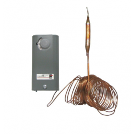 Johnson Controls A19ABC-12 SPDT Temperature Control W/Well Thermostat 100°F-240°F 8' Capillary