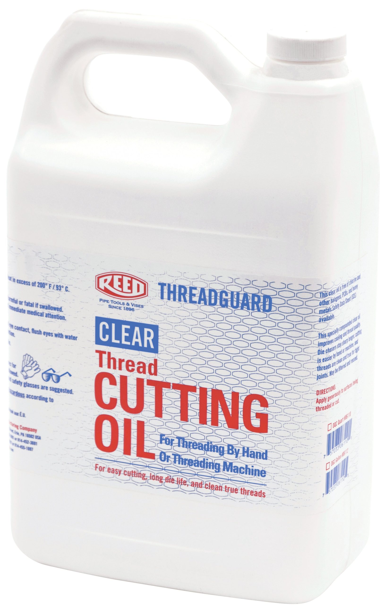 REED OGC Threadguard Clear Cutting Oil, 1-Gallon