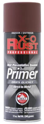 X-O Rust Anti-Rust Spray Primer, Red, 12 oz.