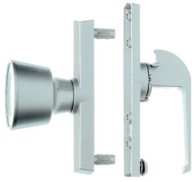 Universal Tulip Knob Door Latch, White
