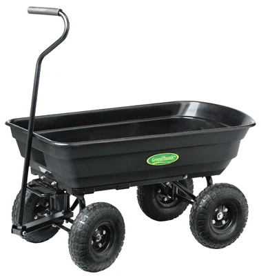 Dumping Garden Cart, 600-Lb. Capacity