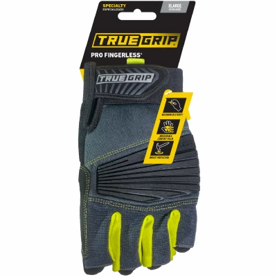 Fingerless Pro Work Gloves, XL
