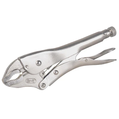 Locking Pliers, Curved Jaw, 5 In.