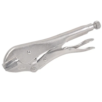 Locking Pliers, Straight Jaw, 10 In.