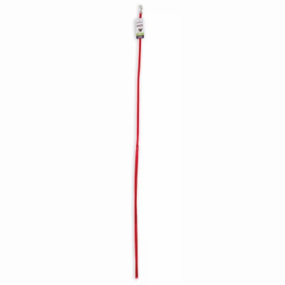 Dog Leash, Red, 3/8-In. x 6-Ft.