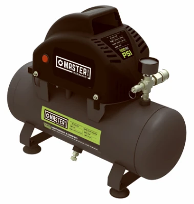 Portable Air Compressor, Hot-Dog Style, 100 Max PSI, 2-Gallons