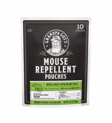 Mouse Repellent Pouch, Peppermint & Cinnamon, 12-Pk.