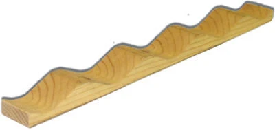 Hem-Fir Strips, Corrugated, Hortizontal, 2.5-In. x 8-Ft.