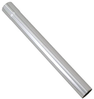 Lavatory Drain Sweat Extension Tube, Chrome-Plated Brass, 22-Ga., 1.25-In. OD Tube x 12-In.