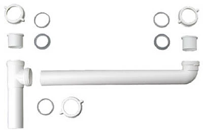 Plastic 2-Bowl End Outlet Drain