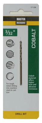 3/32 x 2-1/4 In. Cobalt High-Speed Drill Bit