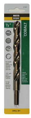 1/2 x 6 In. Cobalt High-Speed Drill Bit