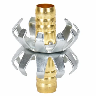 Clincher Hose Mender, Brass, 1/2 In.
