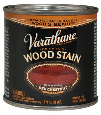Red Chestnut Premium Oil-Based Interior Wood Stain, 1/2-Pt.