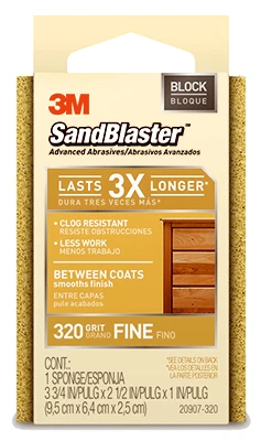 Sanding Sponge, Fine 180 Grit