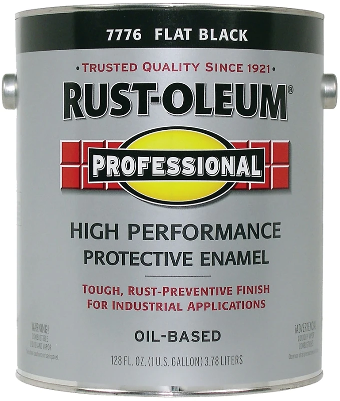 Professional Enamel, Flat Black, 1-Gallon