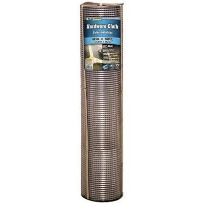 Galvanized Metal Hardware Cloth Fence, 1/2-In. Mesh, 19-Ga., 48-In. x 100-Ft.