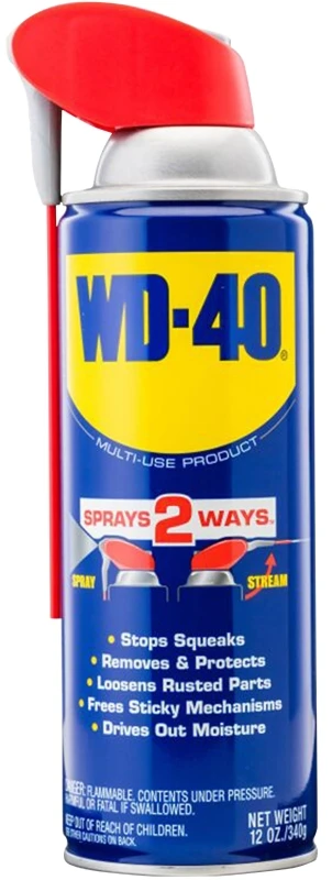 Aerosol Lubricant, Smart Straw, 12 oz.