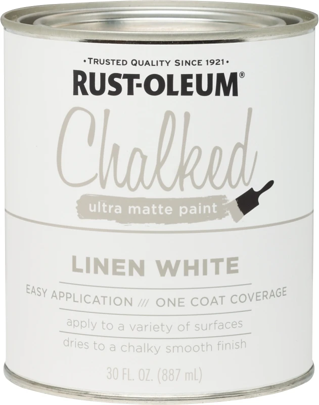 Chalked Paint, White, 30 oz.