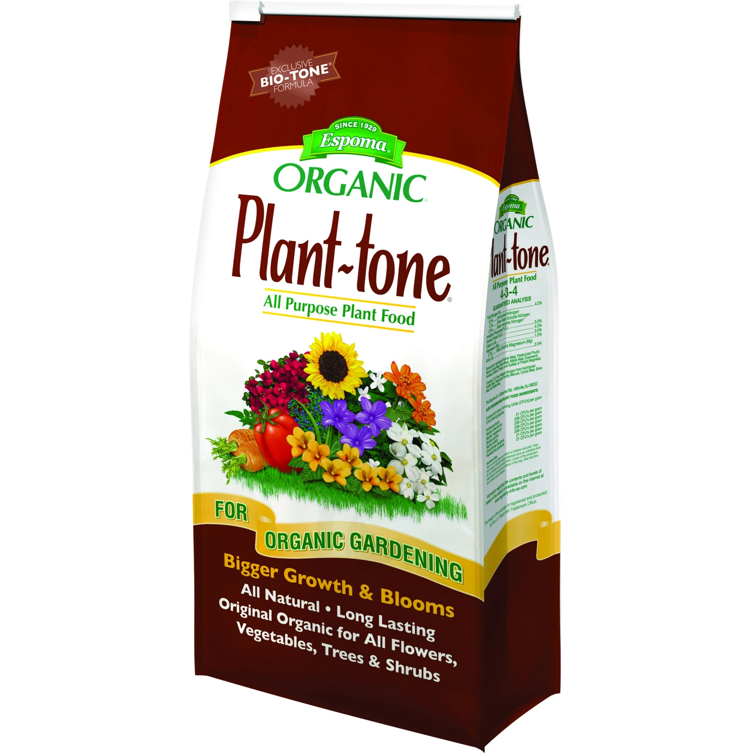 Plant-Tone Plant Food, 5-3-3 Formula, 4 Lbs.