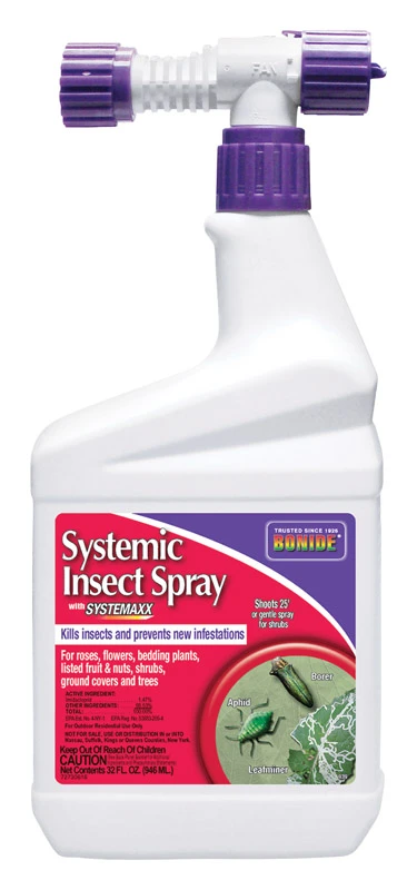Systemic Insect Spray with Systemaxx, Long Lasting Garden Insecticide, 32 oz. Ready-to-Spray