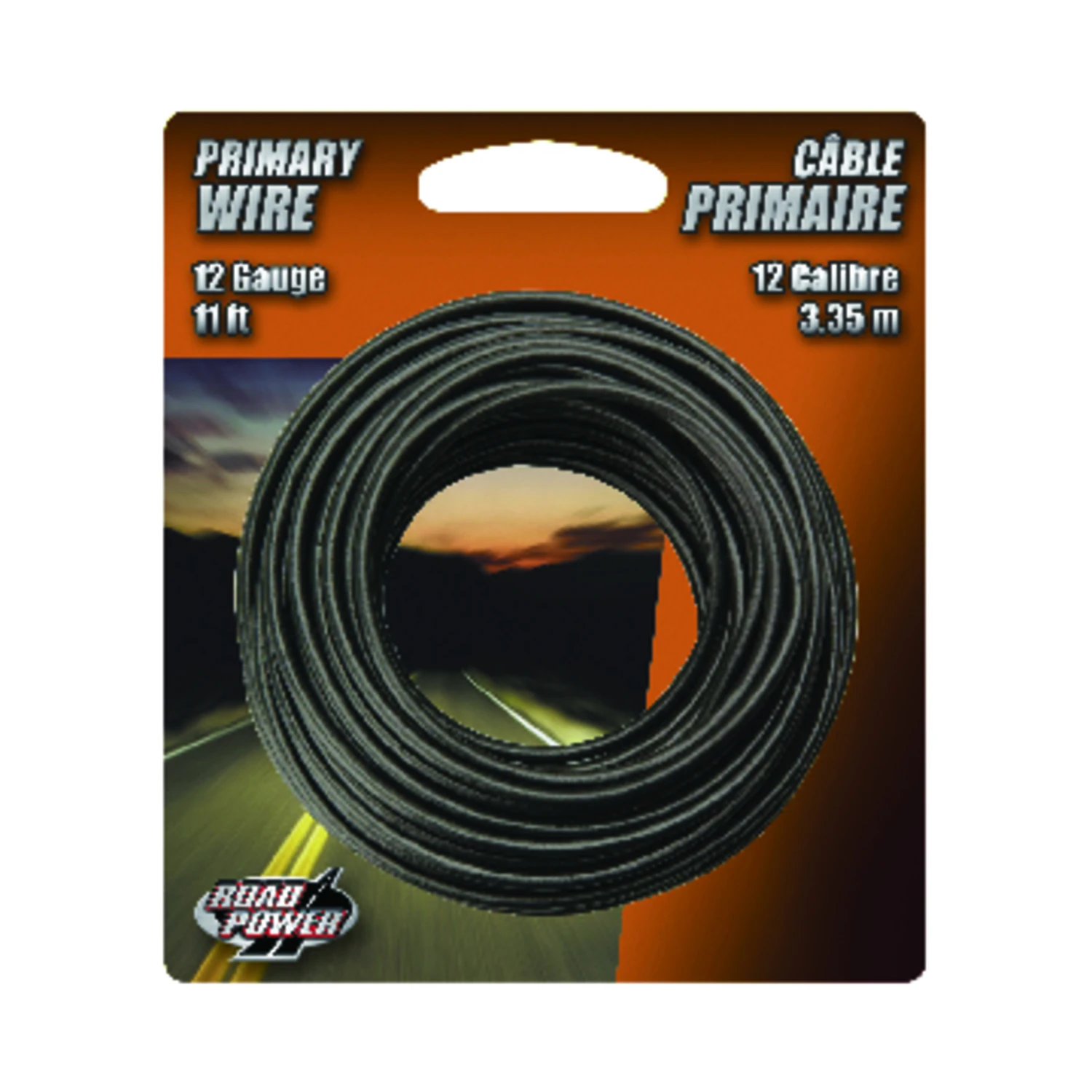 Primary Wire, Black, 12-Ga., 11 Ft.