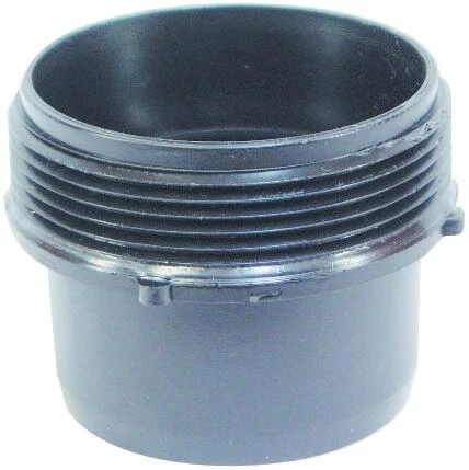 3 In. Black Male RV Sewer Outlet Adapter