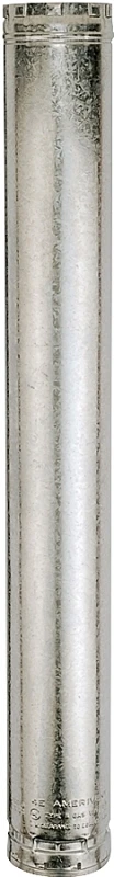 6 Inch X 60 Inch Double Wall Gas Vent Pipe - Corrosion Resistant