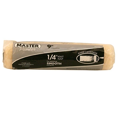 Paint Roller Cover, 9 x 1/4 In. Nap