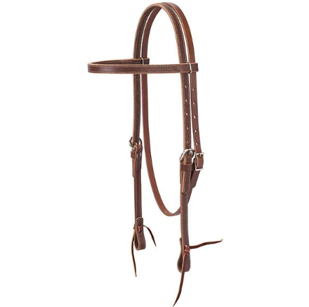 Horse Headstall, Brown Leather, 5/8 In.