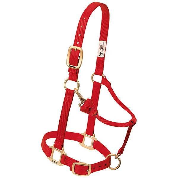 Snap Halter, Red, 1 In., Large Horse