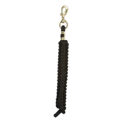 Horse Lead Rope, Black Poly, 10 Ft.