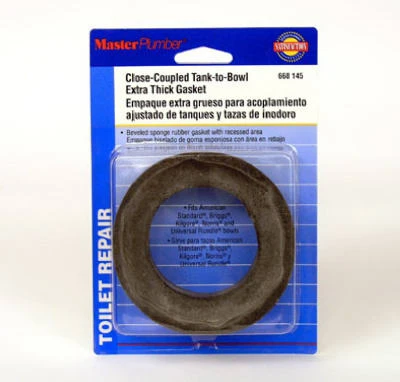 Double Seal Toilet Tank-to-bowl Gasket For American Standard, Briggs, Kelgore, Norris & Universal Rundle