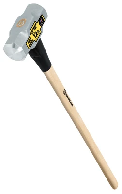 12 Lb. Double-face Sledge Hammer With 36 In. Hickory Handle For Demolition