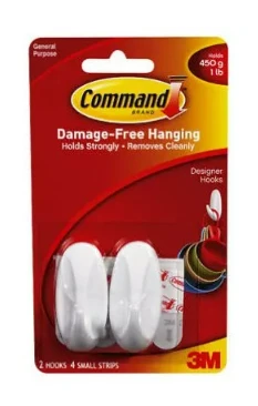 Small Designer Hooks, 2-Ct.