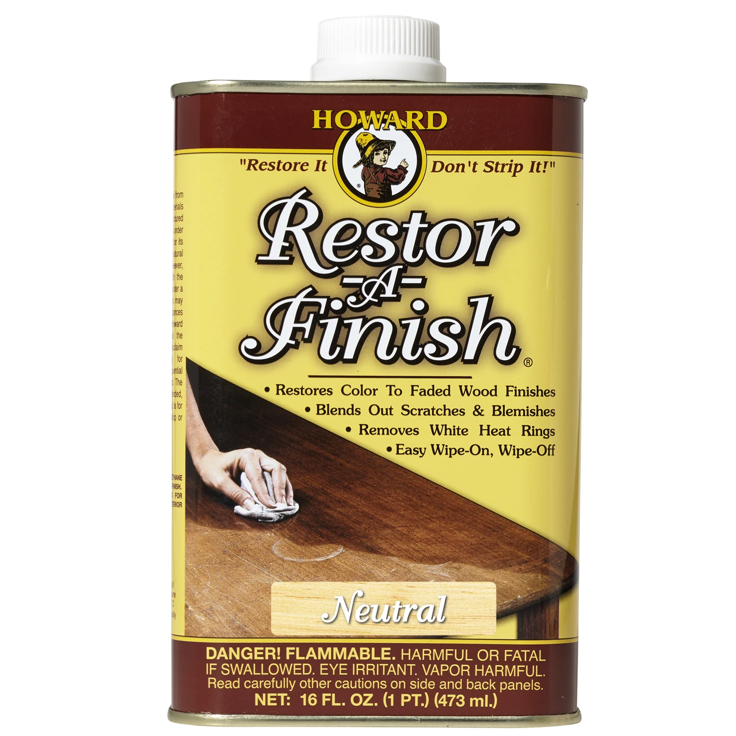 Restor-A-Finish Wood Finish, Neutral, 16 oz.