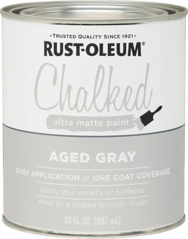 Chalked Paint, Aged Gray Blue, 30 oz.