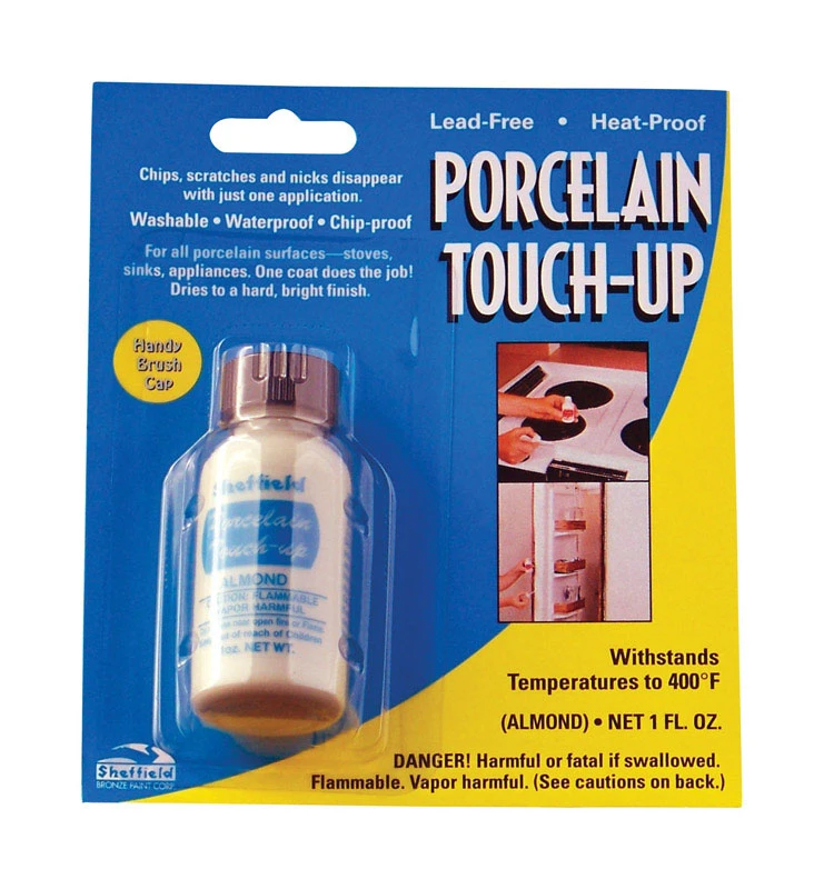Porcelain Touch-Up Paint, Almond, 1 oz.