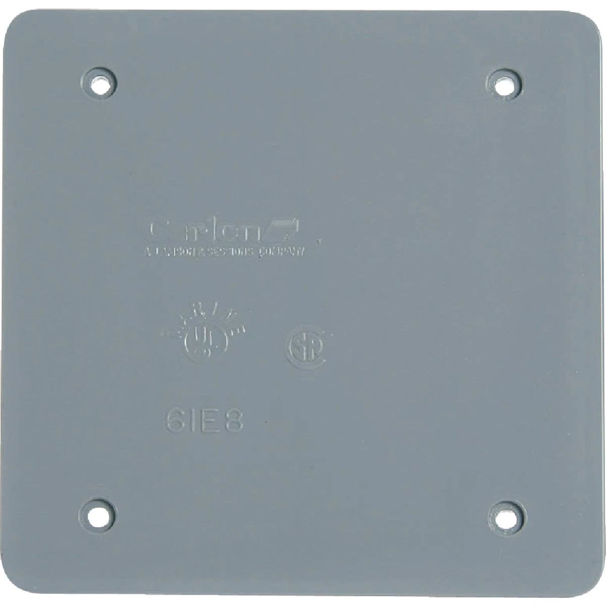 PVC Blank Box Cover, 2 Gang