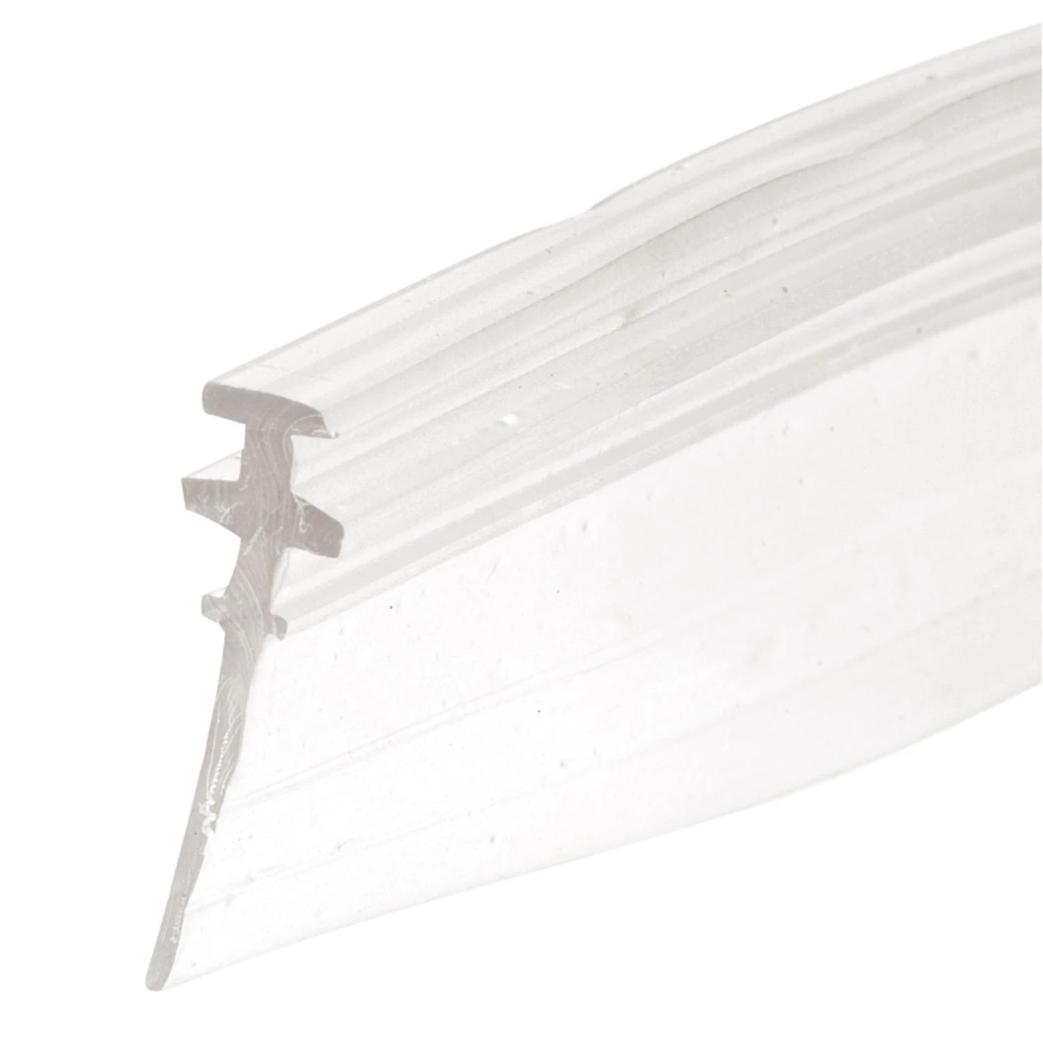Shower Door Bottom Sweep, Clear Vinyl, 36 x 5/32 In.