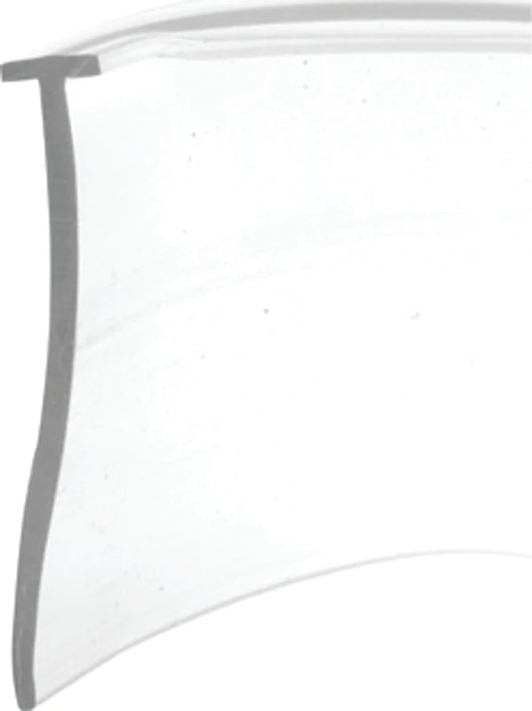 Shower Door Bottom Sweep, Clear Vinyl, 36 x 1 In.