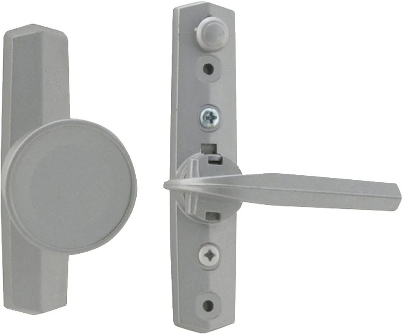 Universal Tulip Knob Door Latch, Out Swinging, Aluminum