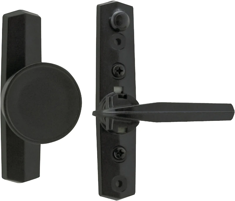 Universal Tulip Knob Door Latch, Black