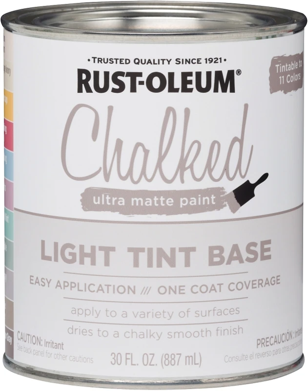 Chalked Paint, Light Tint Base, 30 oz.
