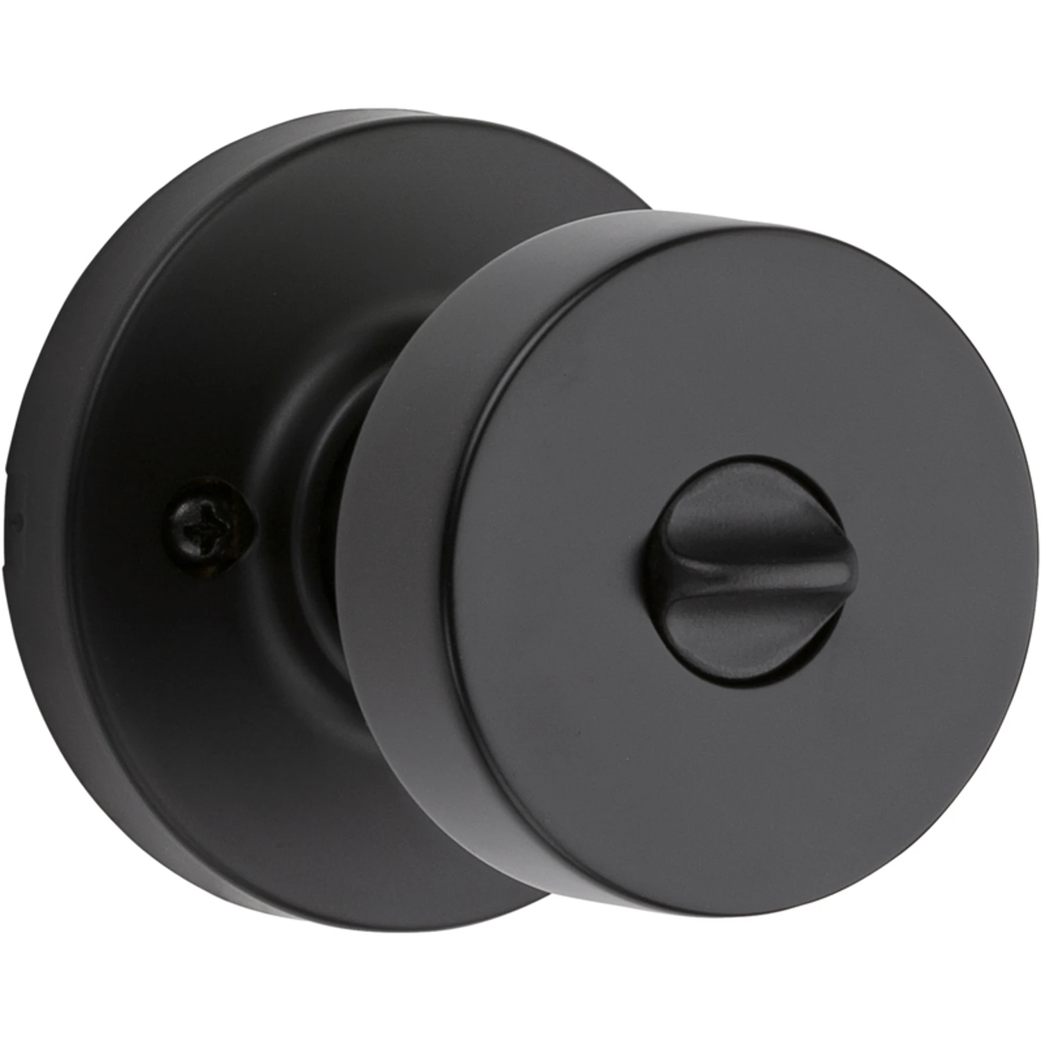 Signature Series Entry Knob Lockset with Smart Key, Iron Black Finish