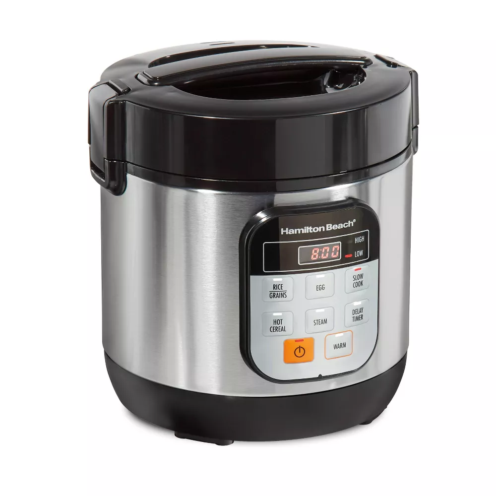Compact Multi Cooker, Stainless Steel, 1.5-Qts.