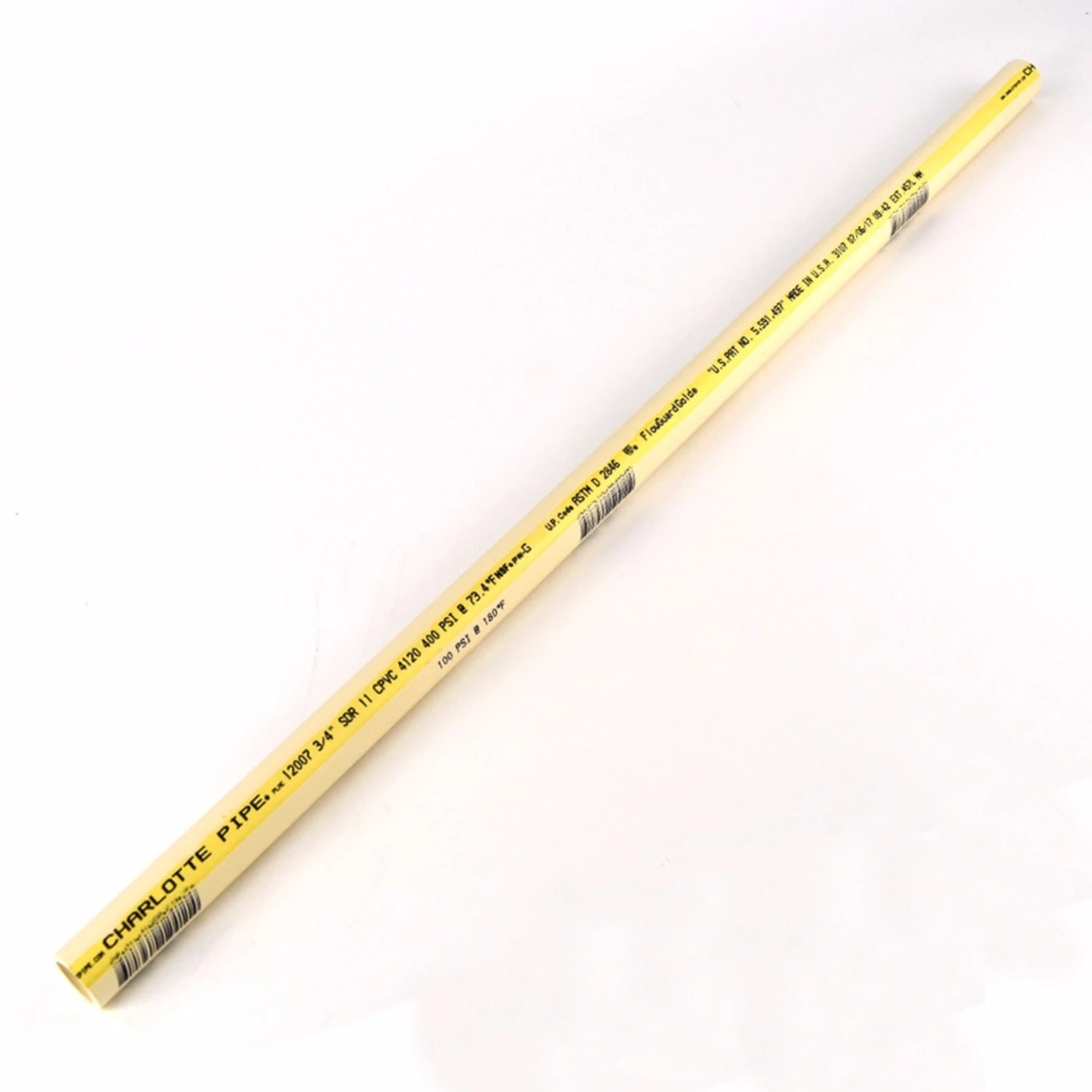 CPVC Water Pipe, .5 In. x 10 Ft.